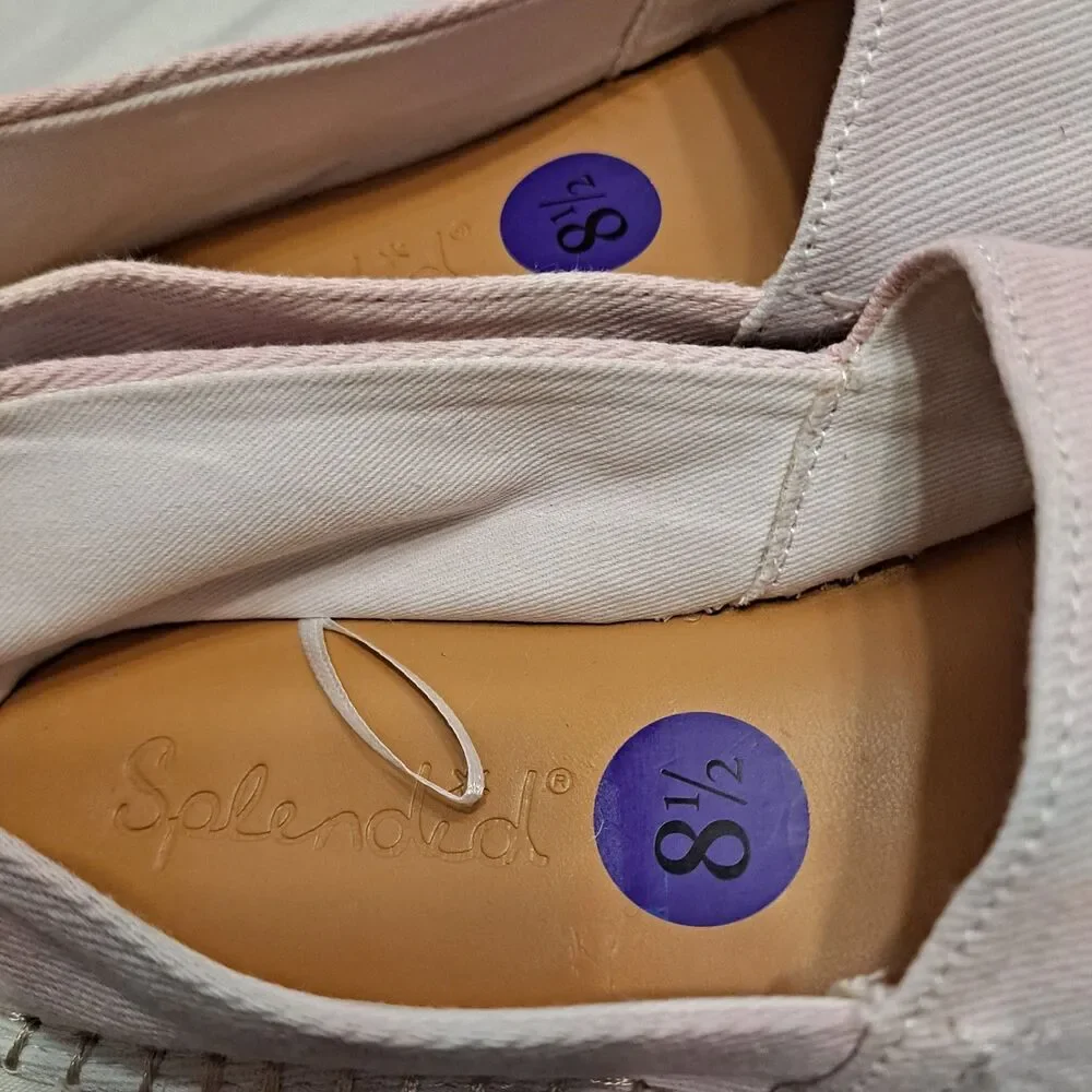Splendid Womens Laney Espadrille Slip On Shoe Size 8.5 Pastel Tie Dye